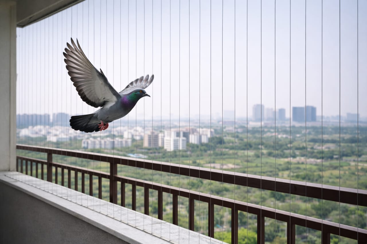 Pigeon Safety Invisible Grills